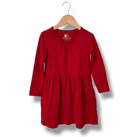 Primary Long-Sleeved Pocket Dress, Size 4/5 - Picture 6 of 7